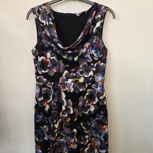 Floral Sleeveless Midi Dress